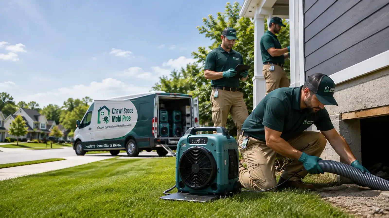 Crawl Space Mold Removal in Weston, MI